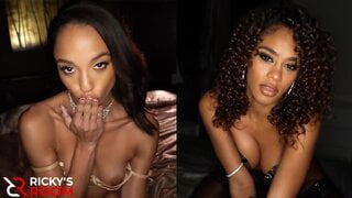 RICKYSROOM EBONY BEAUTIES Alexis Tae VS Scarlit Scandal Big Boobs Porn Video