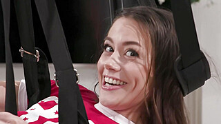 Get out of that sex swing stepdaughter Big Boobs Porn Video