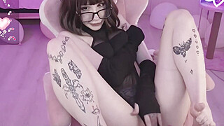 E-Girl Teases in Pink Room Big Boobs Porn Video