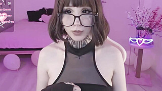 E-Girl Teases in Pink Room Big Boobs Porn Video