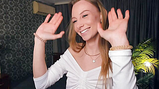 Sexy Redhead Webcam Tease Brushing Hair and Posing Hot Big Boobs Porn Video