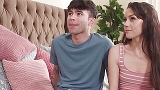 Babe stepmom says shes down for a 3some! Big Boobs Porn Video