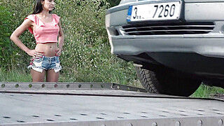 Sexy Ass Brazilian Babe Sucks And Fucks With Truck Driver Outdoor (Francys... Porn Video