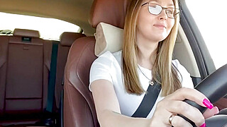 Homemade Fucked Stepmom In Car After Driving Lessons, Car Video Big Boobs Porn Video